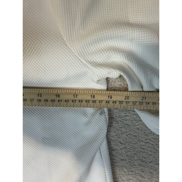 Soft Surroundings Womens Size Petite Large White Tabitha Puff Sleeve Spring - Picture 6 of 7